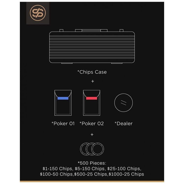 Maleta-de-Poker-com-500-Pecas-e-Fichas-Numeradas-12g-Cada-foto-5
