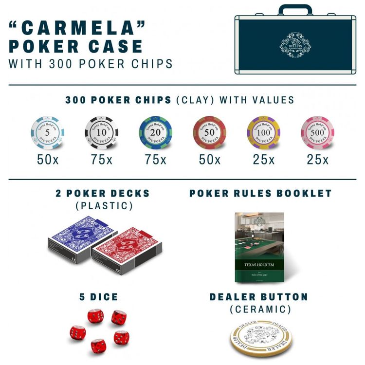 Maleta-de-Poker-com-300-Fichas-Numeradas-Manual-de-Regas-e-foto-1