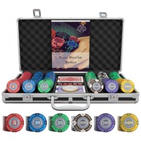 Maleta-de-Poker-com-300-Fichas-de-Argila-Numeradas-e-Manual-foto-0