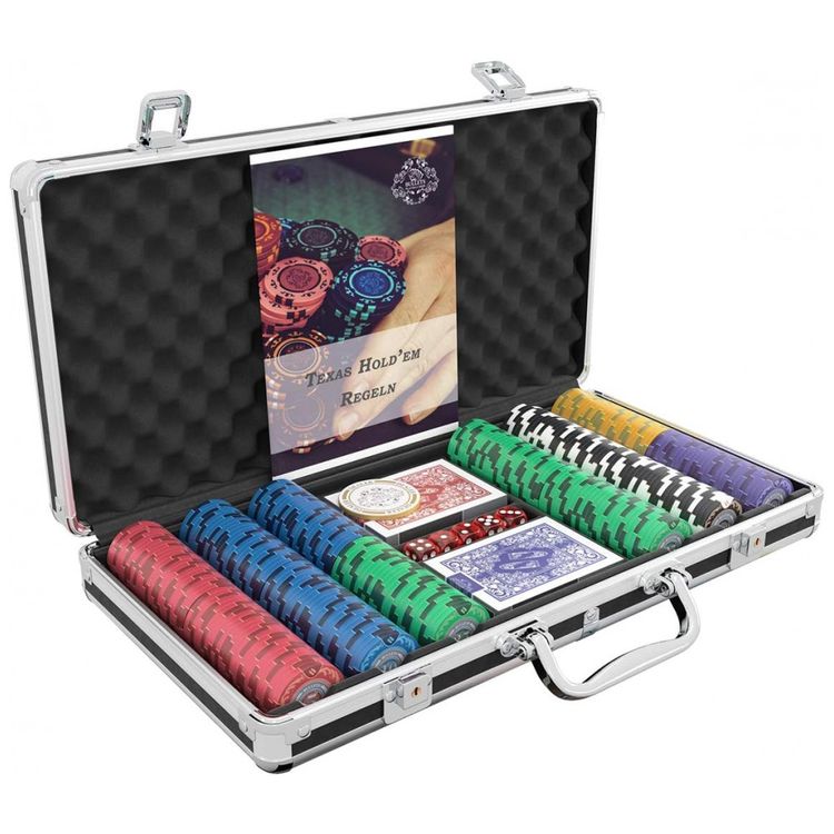 Maleta-de-Poker-com-300-Fichas-de-Argila-Numeradas-e-Manual-foto-1