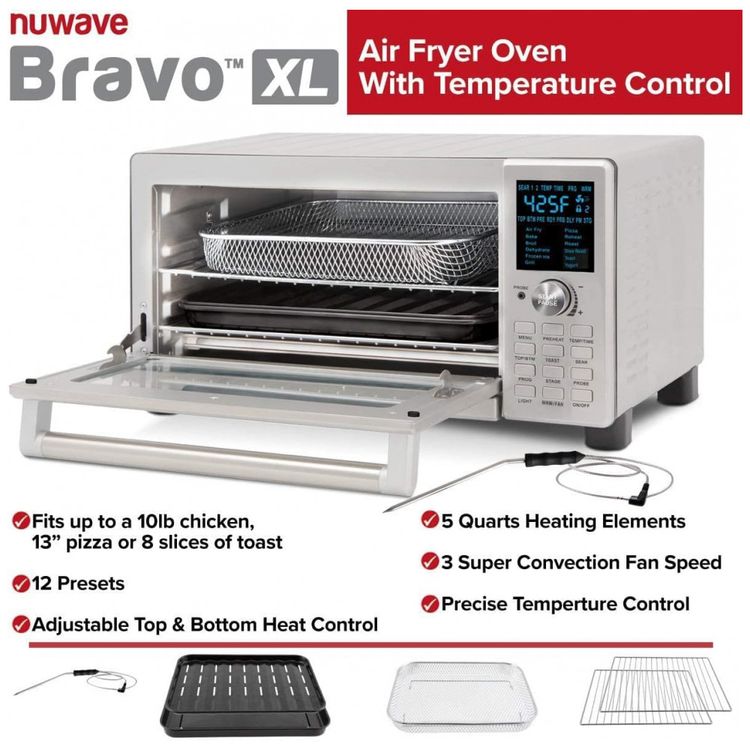 Forno-Eletrico-de-Bancada-30-Litros-12-em-1-com-Termometro-foto-3