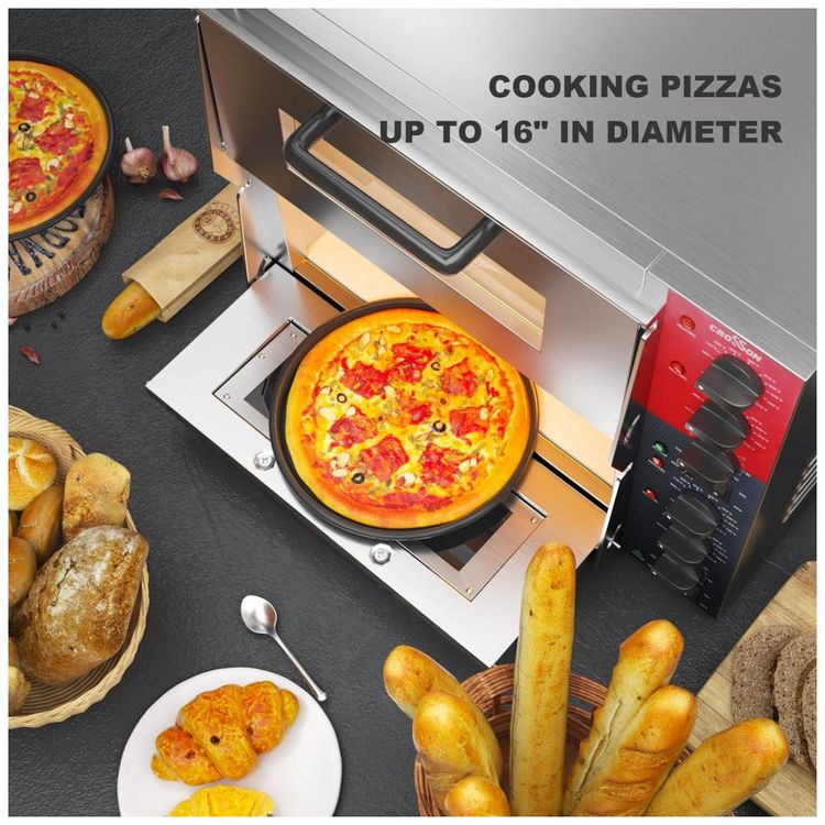 Forno-de-Pizza-Eletrico-Duplo-Profissional-com-Controle-de-foto-1