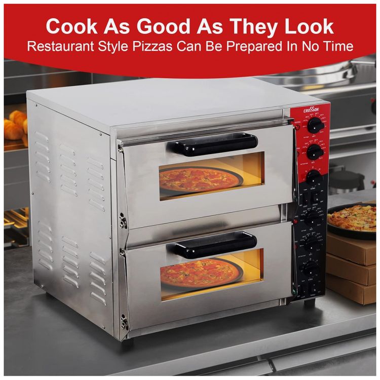 Forno-de-Pizza-Eletrico-Duplo-Profissional-com-Controle-de-foto-2