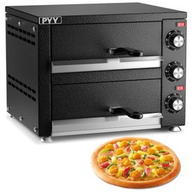 Forno-de-Pizza-Eletrico-Duplo-de-Bancada-com-Temporizador-foto-0