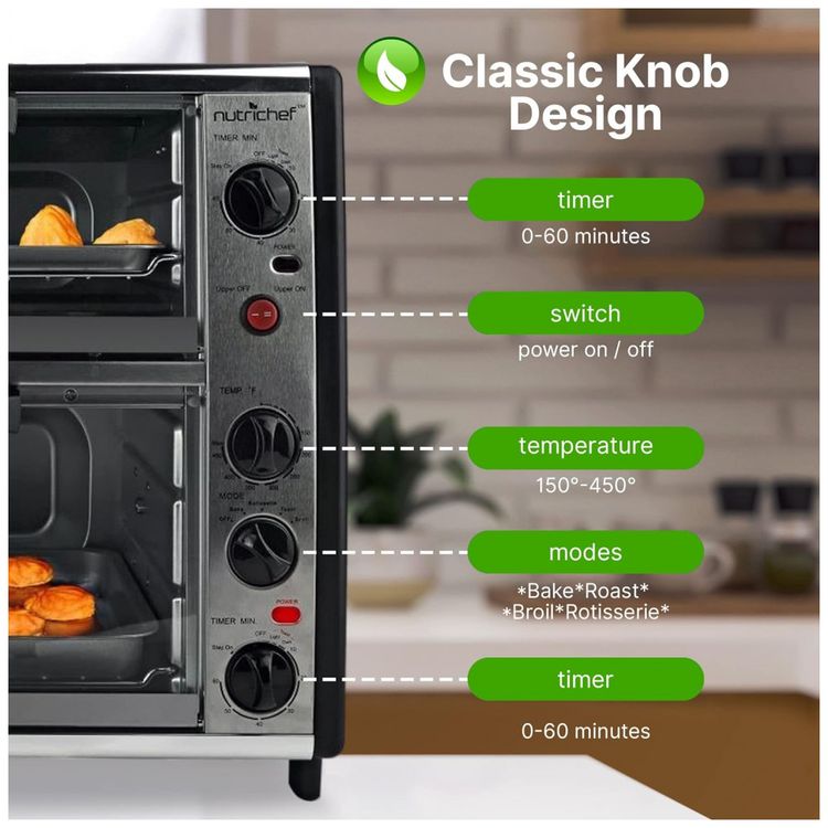 Forno-Duplo-Eletrico-de-Bancada-42L-com-Conveccao-e-foto-5