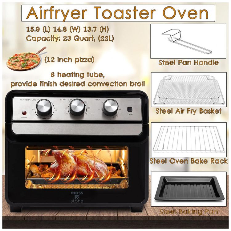 Forno-Eletrico-de-Bancada-22-Litros-6-em-1-com-Funcao-foto-1