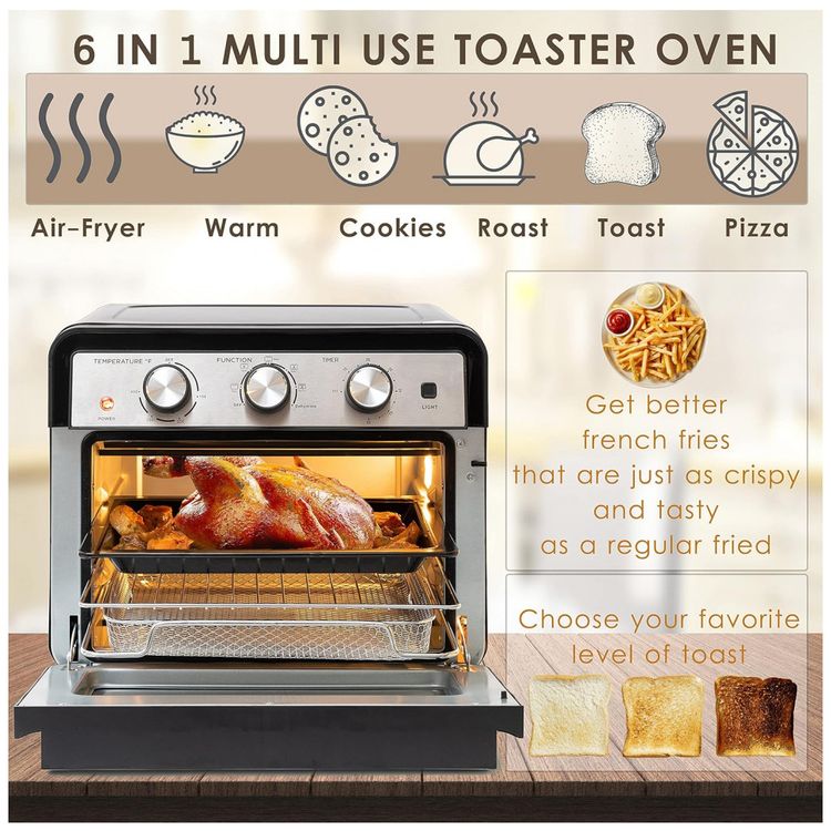 Forno-Eletrico-de-Bancada-22-Litros-6-em-1-com-Funcao-foto-2