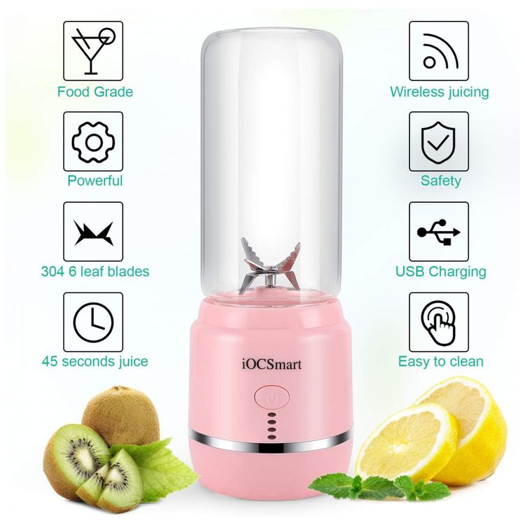 Mini-Liquidificador-Portatil-400mL-com-Canudo-de-Silicone-e-foto-4