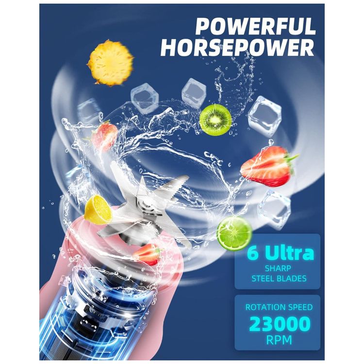 Liquidificador-Portatil-590mL-com-Carregamento-USB-e-foto-1