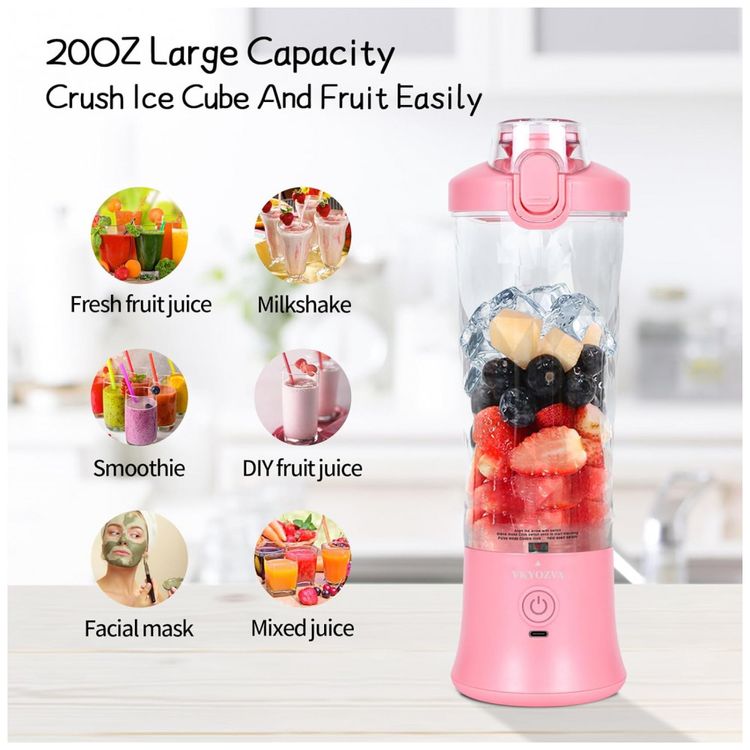 Liquidificador-Portatil-590mL-com-Canudo-de-Silicone-e-foto-1