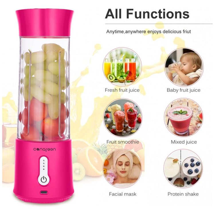 Liquidificador-Portatil-500mL-com-6-Laminas-e-Garrafa-foto-4