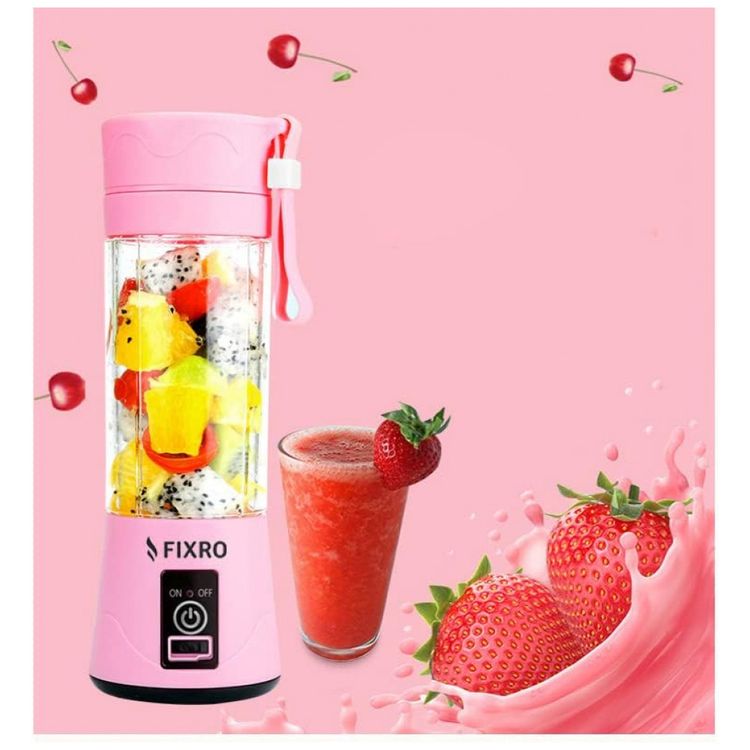 Mini-Liquidificador-Portatil-380mL-com-Carregamento-USB-e-foto-1