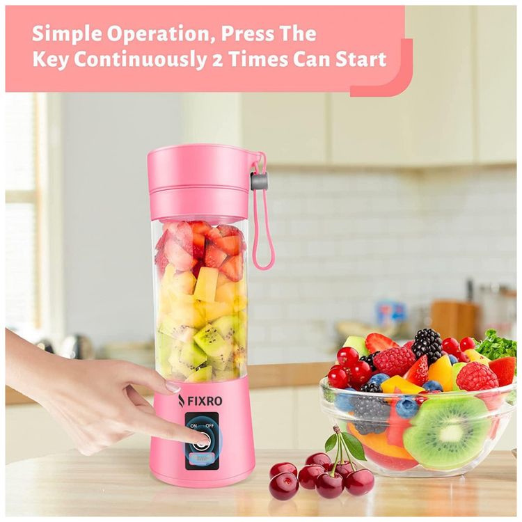 Mini-Liquidificador-Portatil-380mL-com-Carregamento-USB-e-foto-3
