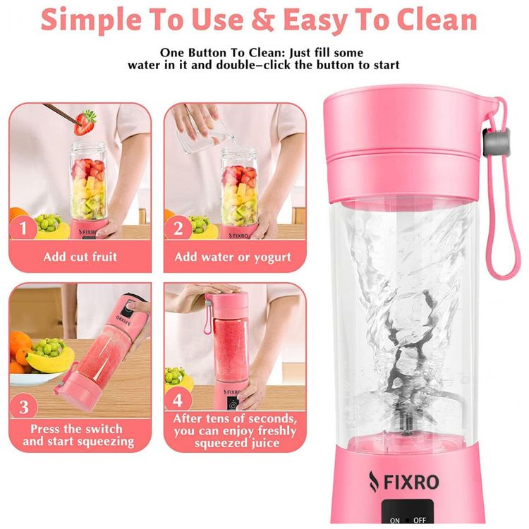 Mini-Liquidificador-Portatil-380mL-com-Carregamento-USB-e-foto-5