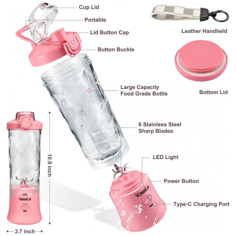 Liquidificador-Portatil-600mL-com-6-Laminas-e-Luz-LED-240W-foto-1