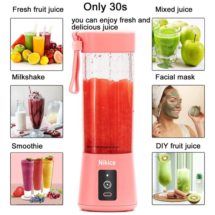 Liquidificador-Portatil-380mL-com-Carregamento-USB-Nikice-foto-2