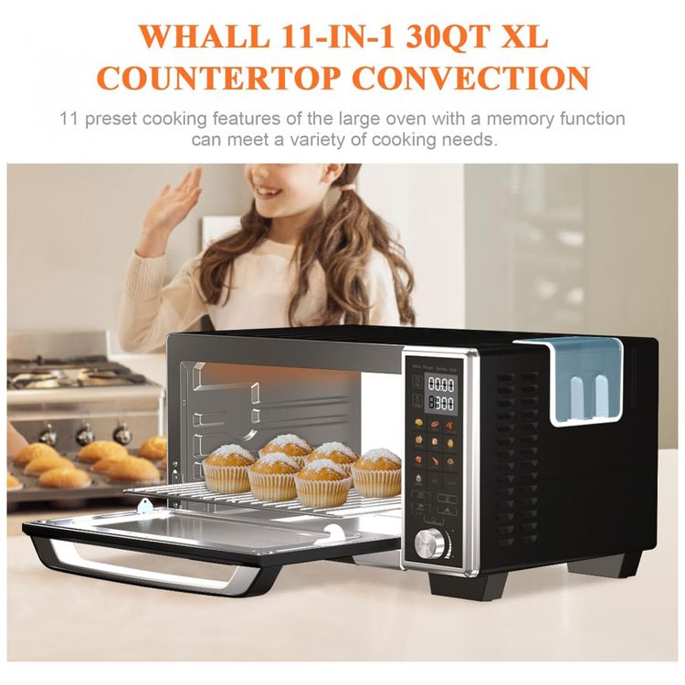 Forno-Eletrico-de-Bancada-Inteligente-30-Litros-11-em-1-com-foto-1