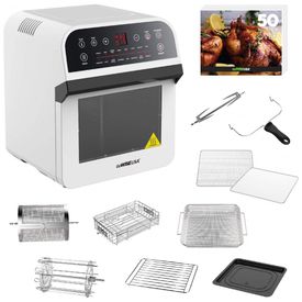Forno-Eletrico-de-Bancada-12-Litros-15-em-1-com-Rotisserie-e-foto-0