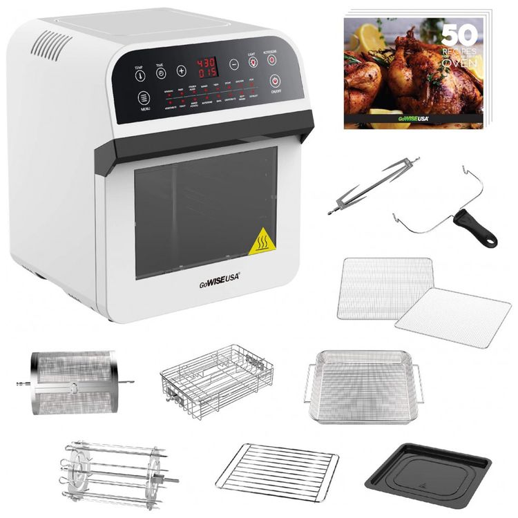 Forno-Eletrico-de-Bancada-12-Litros-15-em-1-com-Rotisserie-e-foto-0