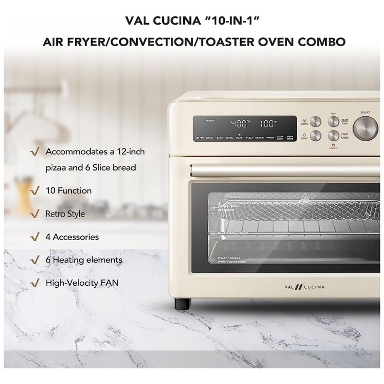 Forno-Eletrico-Retro-25-Litros-10-em-1-Multifuncional-de-foto-1
