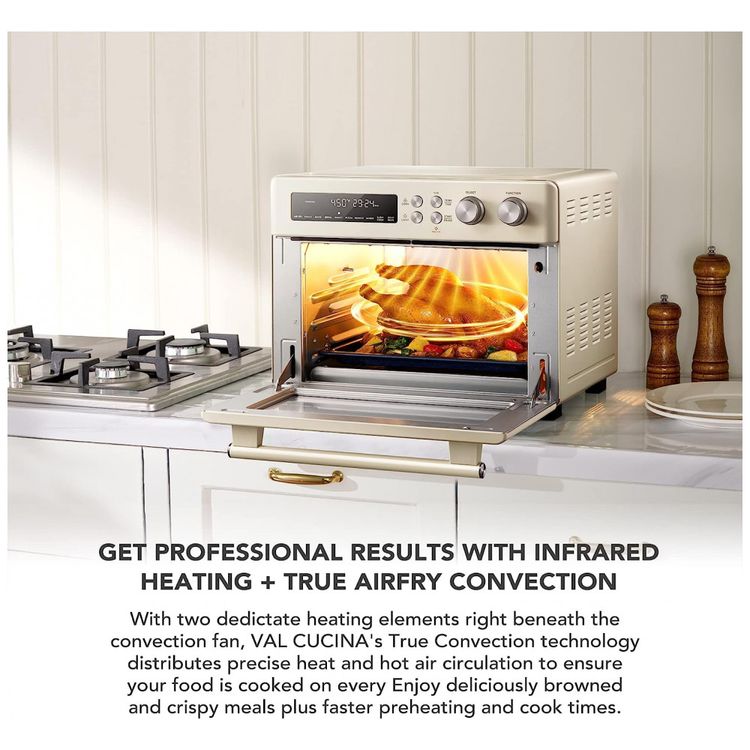 Forno-Eletrico-Retro-25-Litros-10-em-1-Multifuncional-de-foto-2