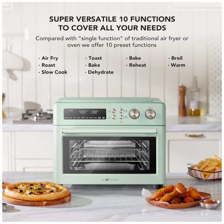 Forno-Eletrico-Retro-25-Litros-10-em-1-Multifuncional-de-foto-3