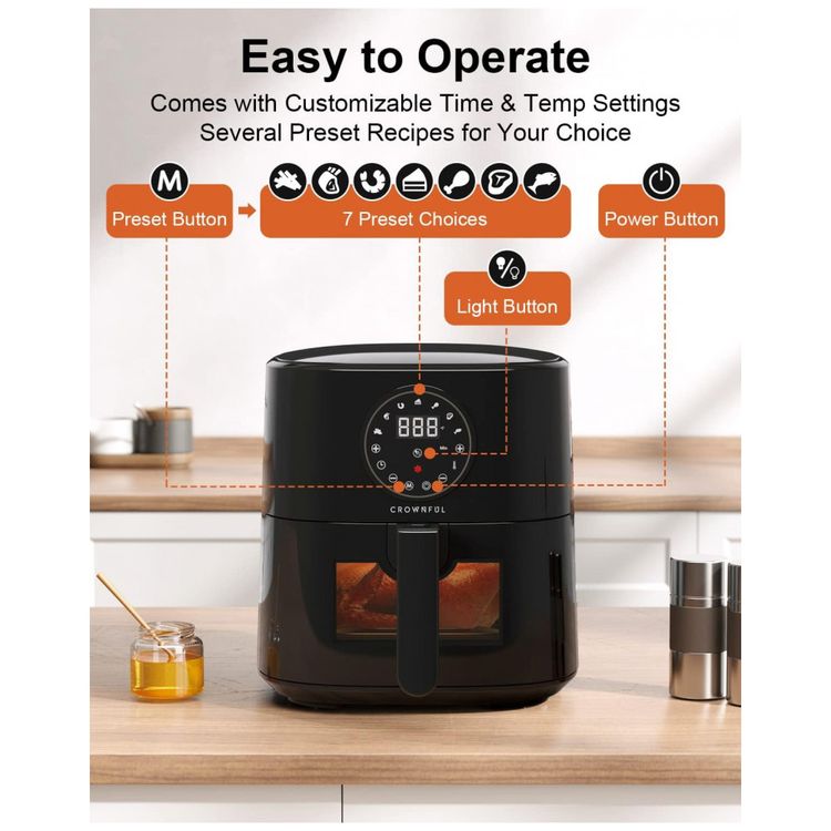 Air-Fryer-48-Litros-com-7-Predefinicoes-e-Controle-Digital-foto-2