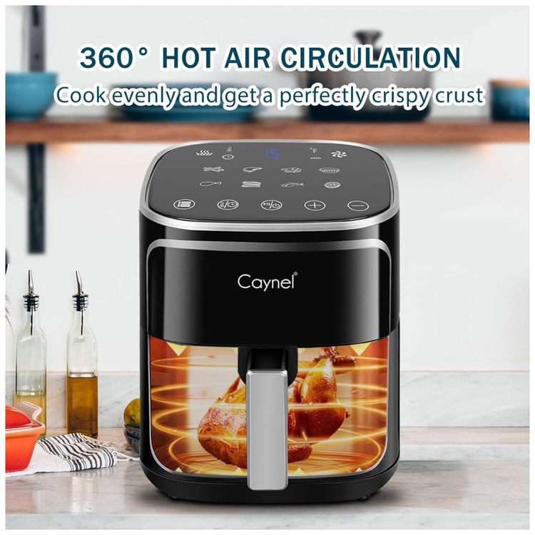 Air-Fryer-Antiadernete-5-Litros-com-8-Predefinicoes-e-foto-1
