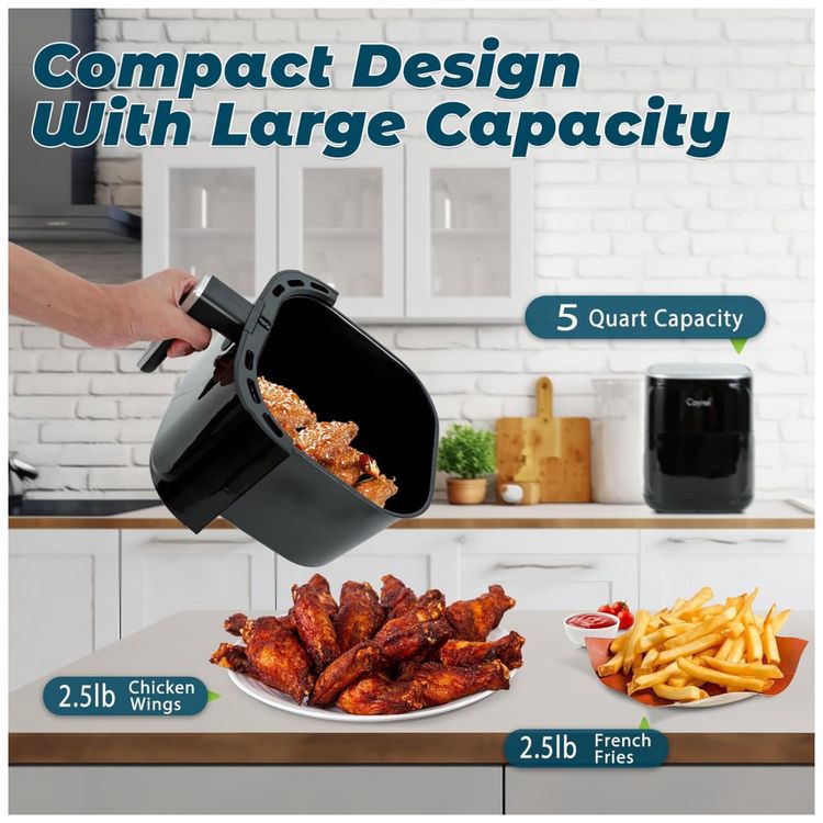 Air-Fryer-5-Litros-com-8-Predefinicoes-e-Temporizador-1400W-foto-3