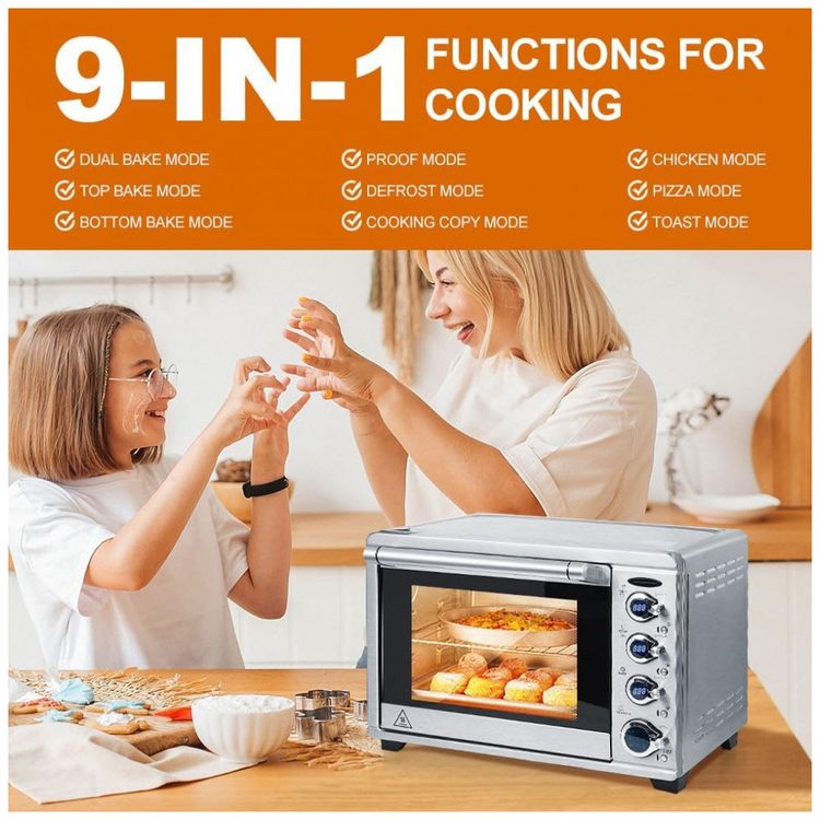 Forno-Eletrico-de-Bancada-37-Litros-9-em-1-com-Funcao-Air-foto-3