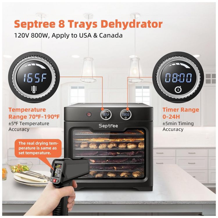 Desidratador-de-Alimentos-com-8-Bandejas-de-Aco-Inoxidavel-e-foto-1