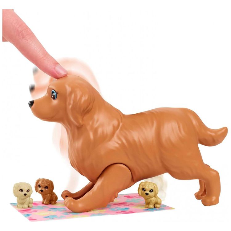 Boneca-Barbie-e-Animais-de-Estimacao-com-3-Filhotes-foto-2