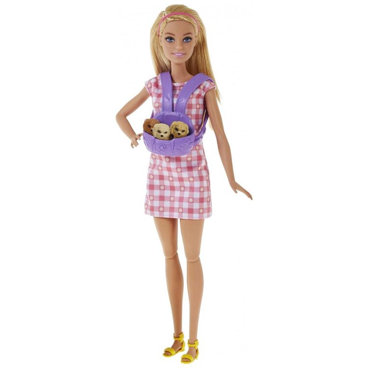 Boneca-Barbie-e-Animais-de-Estimacao-com-3-Filhotes-foto-4