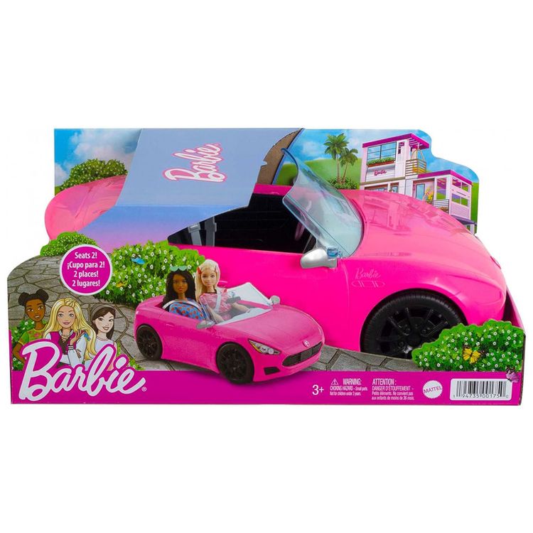 Carro-Conversivel-de-Brinquedo-da-Barbie-com-Cintos-de-foto-1