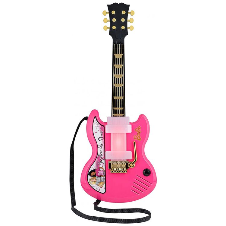 Guitarra-Infantil-da-Barbie-com-Musica-Embutida-para-foto-0