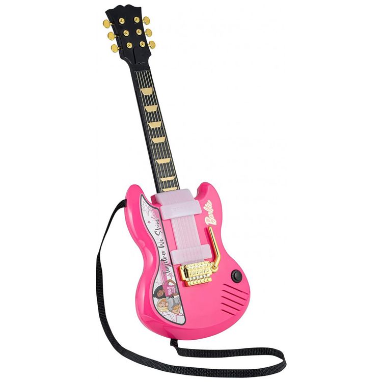 Guitarra-Infantil-da-Barbie-com-Musica-Embutida-para-foto-1