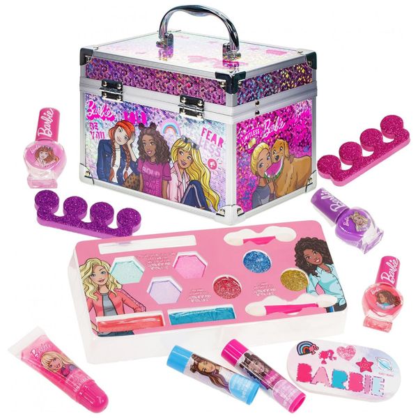 Kit-de-Maquiagem-Infantil-Lavavel-da-Barbie-para-Criancas-a-foto-0