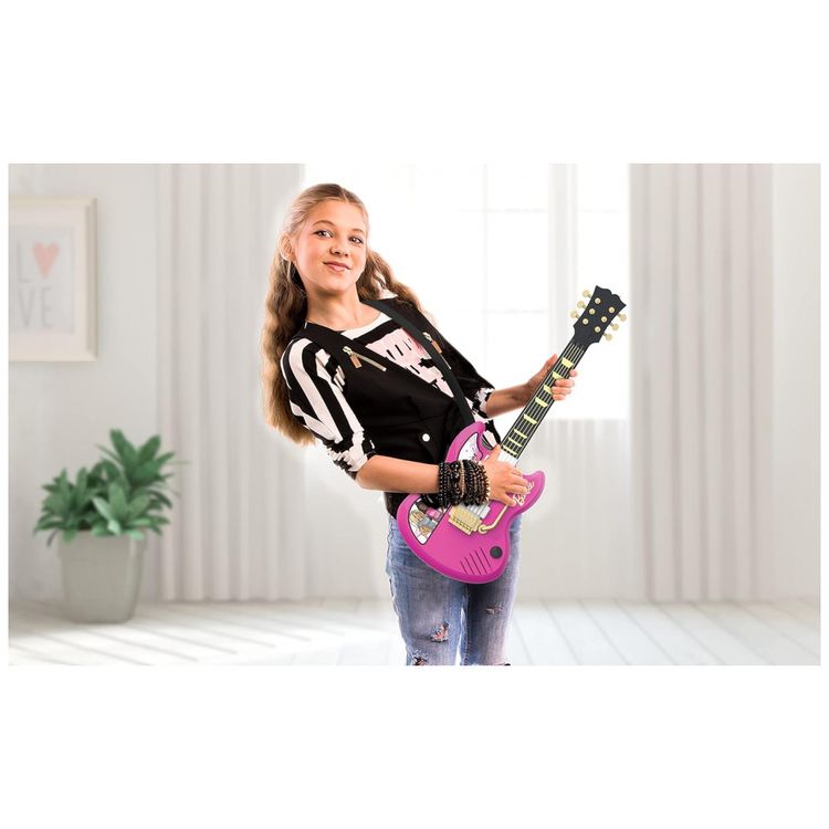 Guitarra-Infantil-da-Barbie-com-Musica-Embutida-para-foto-3