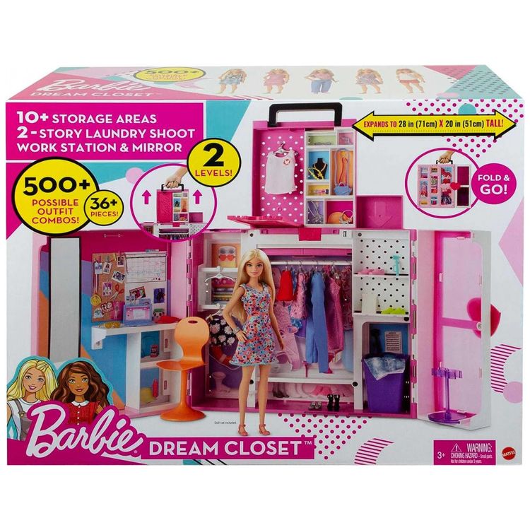 Closet-da-Barbie-Dream-House-com-35-Acessorios-e-5-Roupas-foto-5