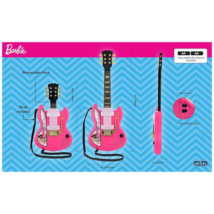 Guitarra-Infantil-da-Barbie-com-Musica-Embutida-para-foto-5