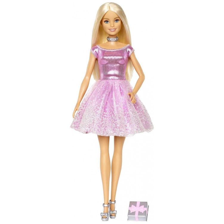 Boneca-Barbie-Feliz-Aniversario-com-Vestido-Rosa-Glitter-e-foto-0
