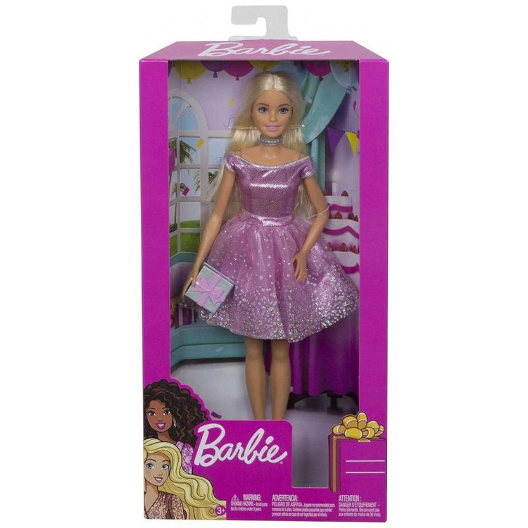 Boneca-Barbie-Feliz-Aniversario-com-Vestido-Rosa-Glitter-e-foto-5