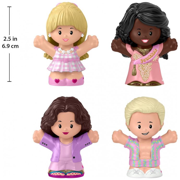 Miniaturas-de-Barbie-o-Filme-com-4-Personagens-LittlePeople-foto-2