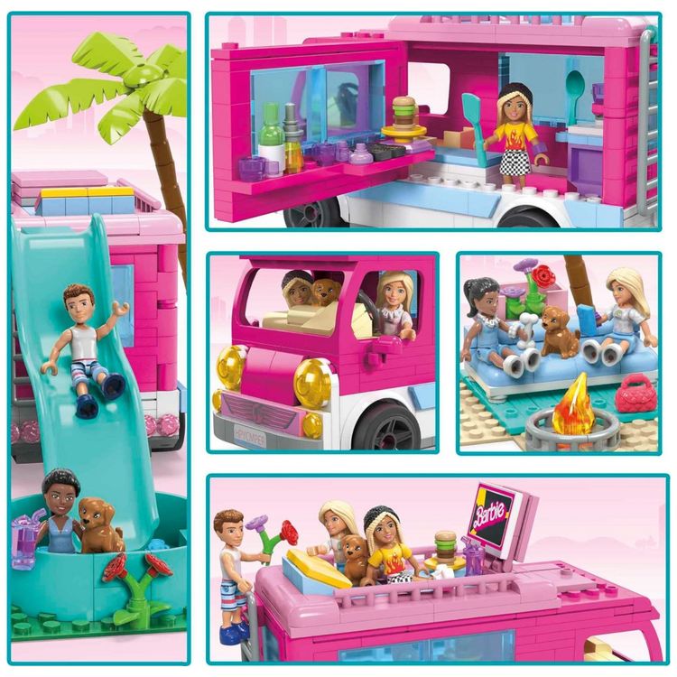 Kit-de-Construcao-Acampamento-da-Barbie-com-580-Pecas-e-4-foto-3