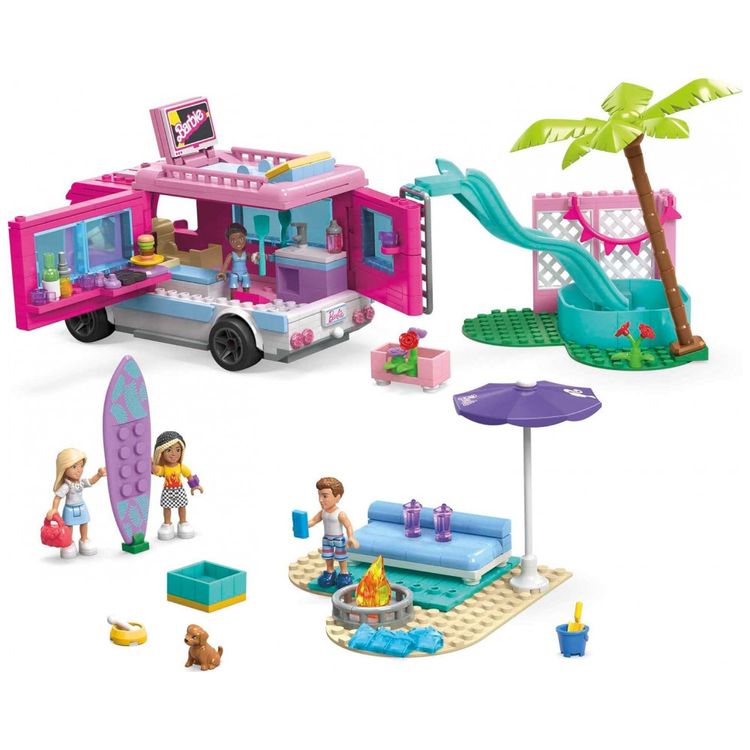 Kit-de-Construcao-Acampamento-da-Barbie-com-580-Pecas-e-4-foto-5
