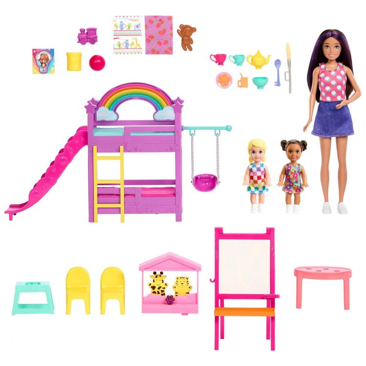 Creche-da-Barbie-com-15-Acessorios-3-Bonecas-para-Criancas-foto-2