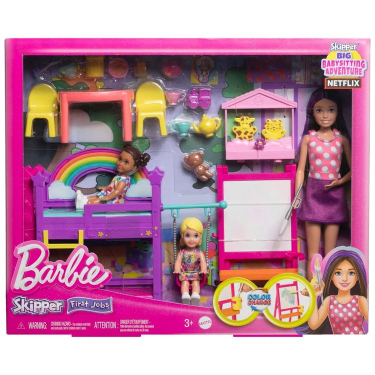 Creche-da-Barbie-com-15-Acessorios-3-Bonecas-para-Criancas-foto-5