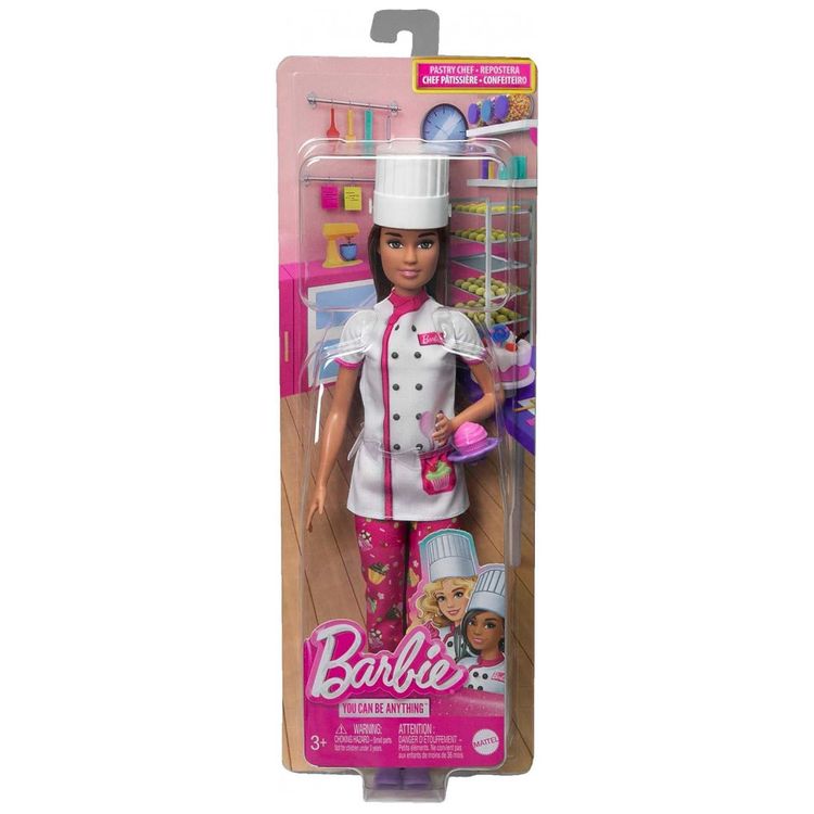 Boneca-Barbie-Confeiteira-Profissional-com-Chapeu-e-Fatia-de-foto-5