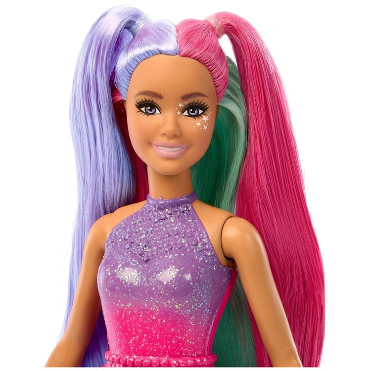 Boneca-Barbie-com-Roupa-de-Conto-de-Fadas-e-Animal-de-foto-2