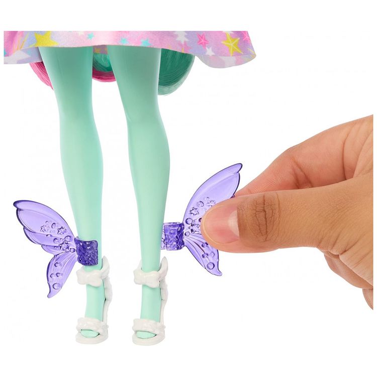 Boneca-Barbie-com-Roupa-de-Conto-de-Fadas-e-Animal-de-foto-4